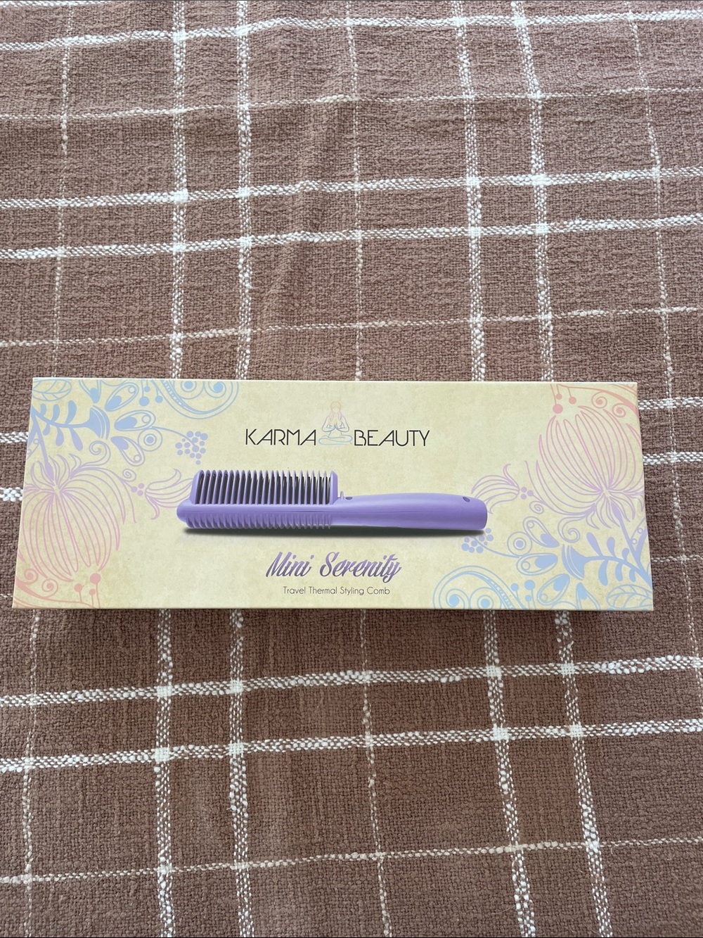 BNIB! TheMini Serenity Travel Thermal Styling Comb - Lavender